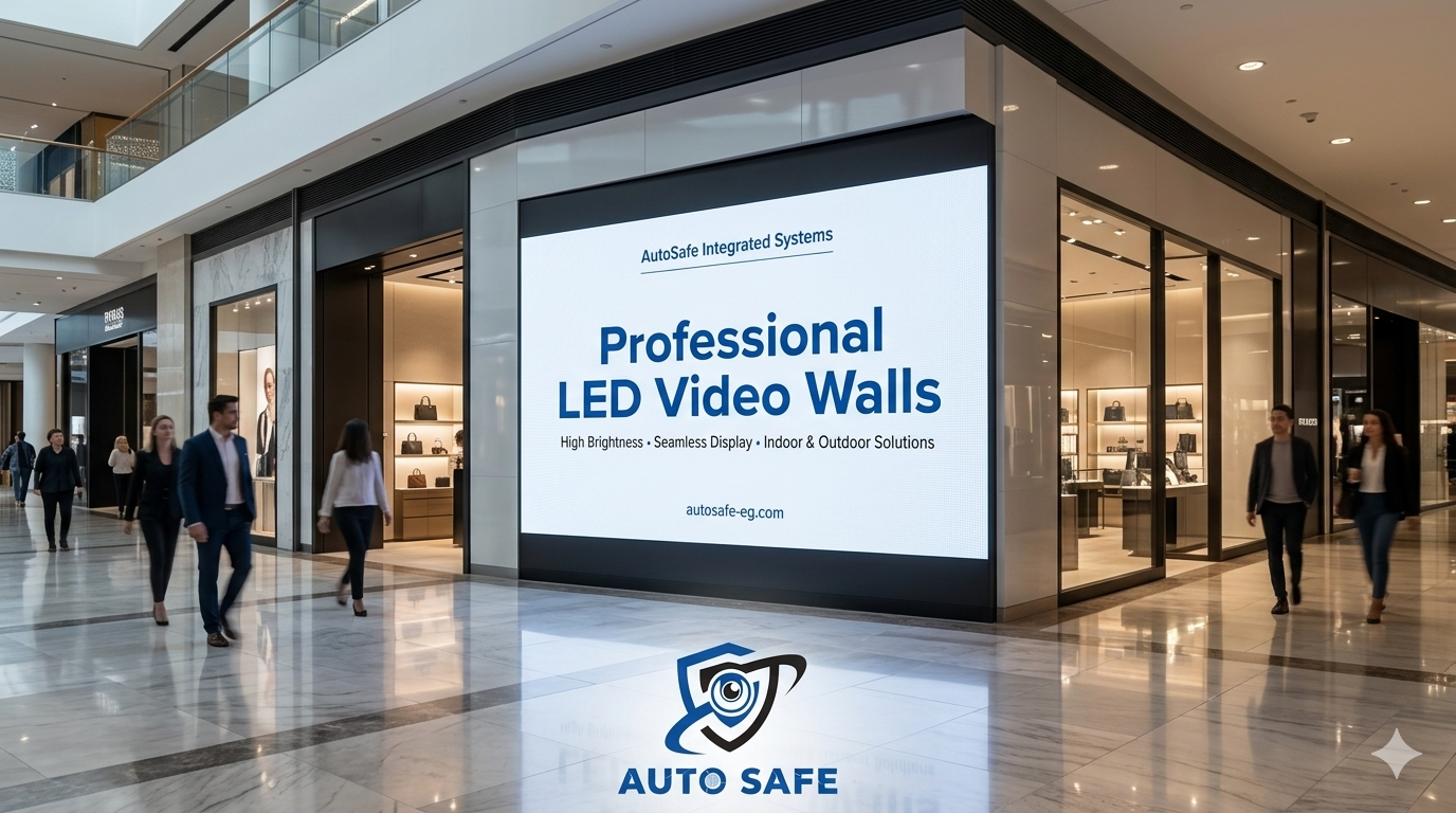 Video Wall LED Screen Mall_autosafe-eg.com