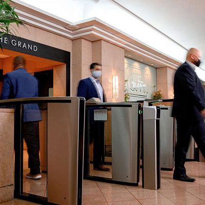integrated security turnstile gate & barrier gates systems